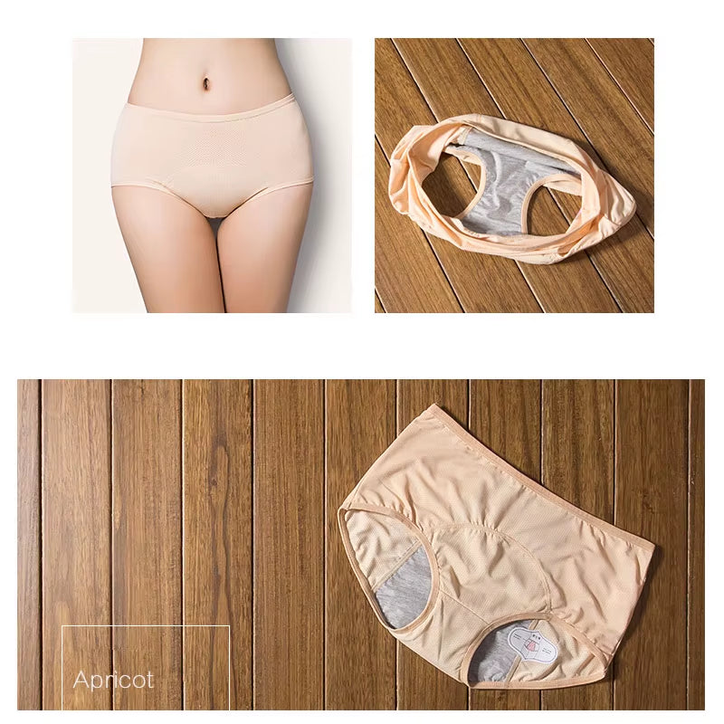 Leak Proof Menstrual Period Panties Women Underwear Physiological Pants Cotton Seamless Briefs High Waist Female Dropshiping