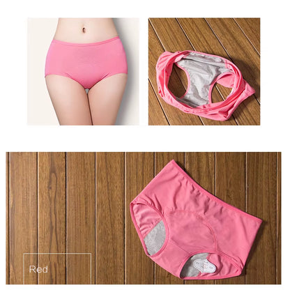 Leak Proof Menstrual Period Panties Women Underwear Physiological Pants Cotton Seamless Briefs High Waist Female Dropshiping