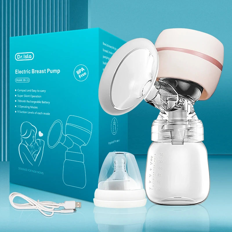 MAMIJOY Portable Electric Breast Pump USB Chargable Silent Portable Milk Extractor Automatic Milker Comfort Breastfeeding