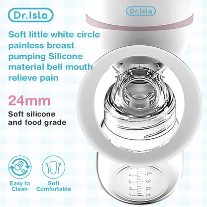 MAMIJOY Portable Electric Breast Pump USB Chargable Silent Portable Milk Extractor Automatic Milker Comfort Breastfeeding