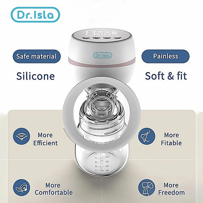 MAMIJOY Portable Electric Breast Pump USB Chargable Silent Portable Milk Extractor Automatic Milker Comfort Breastfeeding