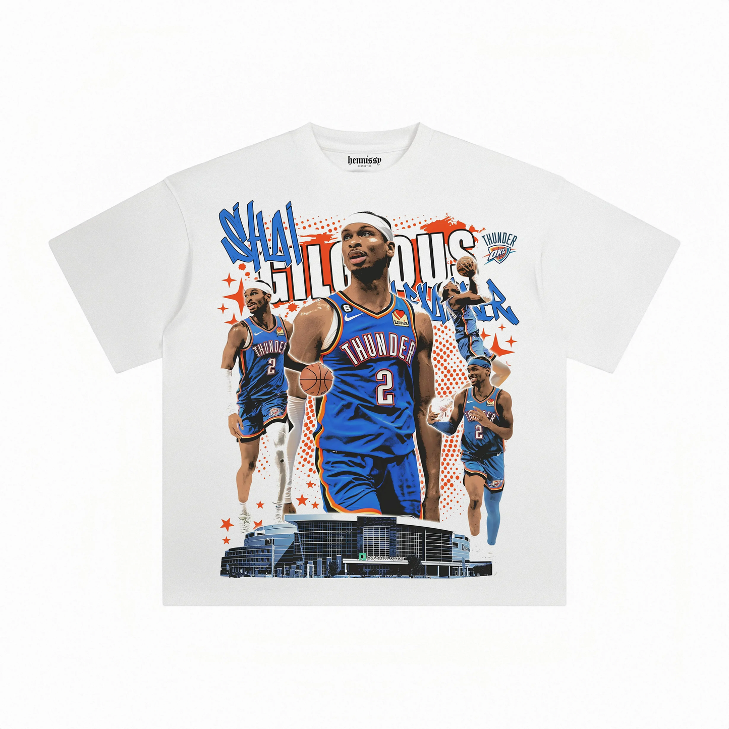 SHAI GILGEOUS ALEXANDER Short Sleeves Basketball Fans Gift Oklahoma Thunder - Mens/Womens