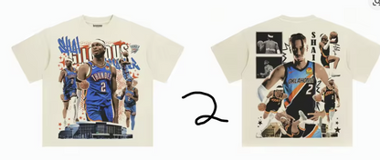 SHAI GILGEOUS ALEXANDER Short Sleeves Basketball Fans Gift Oklahoma Thunder - Mens/Womens