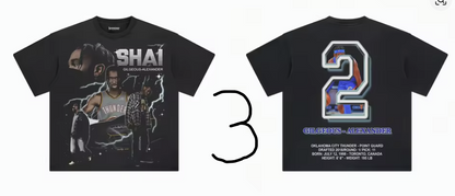 SHAI GILGEOUS ALEXANDER Short Sleeves Basketball Fans Gift Oklahoma Thunder - Mens/Womens