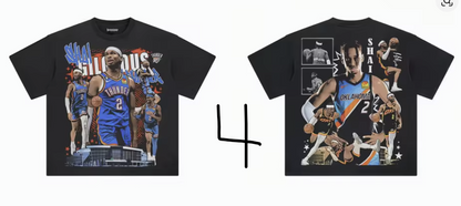 SHAI GILGEOUS ALEXANDER Short Sleeves Basketball Fans Gift Oklahoma Thunder - Mens/Womens